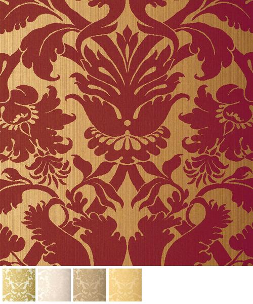 Fiorella Damask | Colorways - Schumacher Wallpaper Products