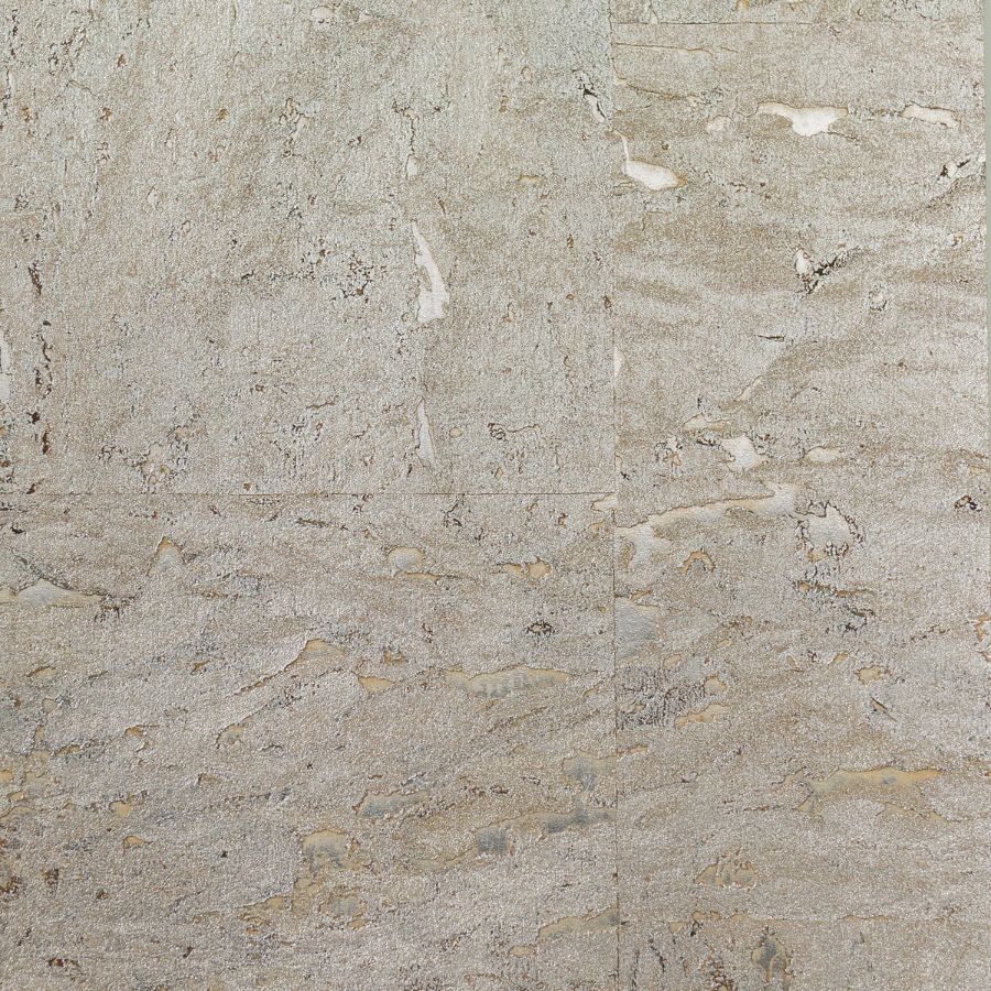 Purchase Lillian August Wallpaper - Ln11860, Metallic Silver & Cove Gray Cork