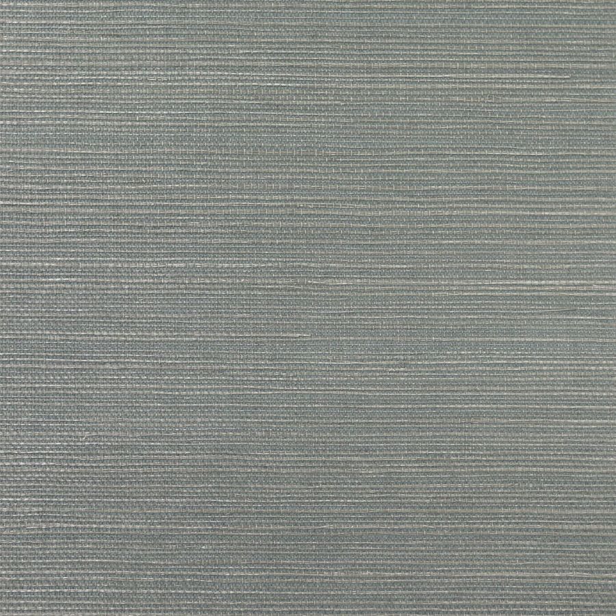 Purchase Lillian August Wallpaper - Ln11868, Metallic Silver & Bluestone Sisal