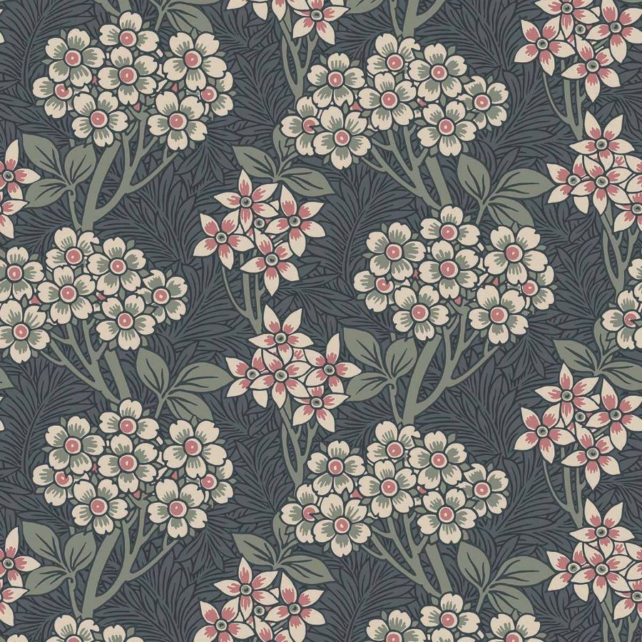 Purchase Seabrook Wallpaper SKU ET12010 Legacy Prints Grey Floral Wallpaper