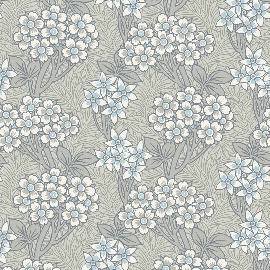 Purchase Seabrook Wallpaper Item# ET12005 Legacy Prints Grey Floral Wallpaper