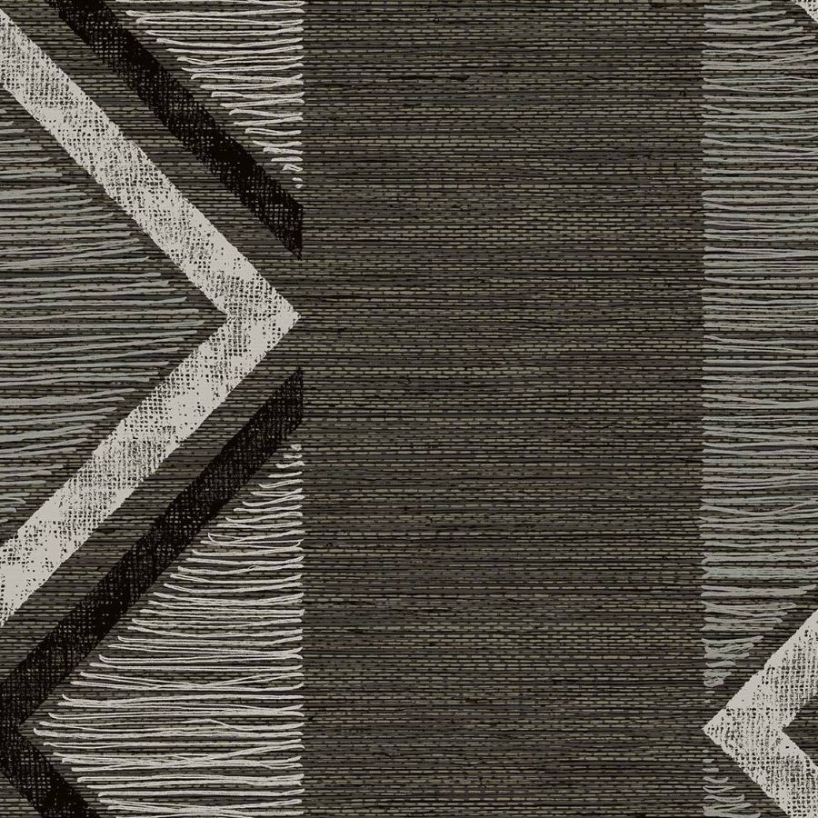 Purchase Seabrook Wallpaper Pattern number TH91500 Fibers and Threads Black Plaid Wallpaper