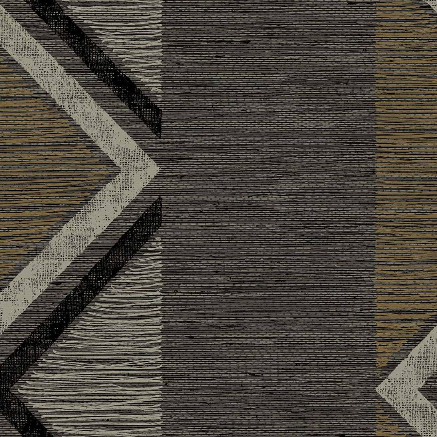 Purchase Seabrook Wallpaper Product# TH91506 Fibers and Threads Black Plaid Wallpaper