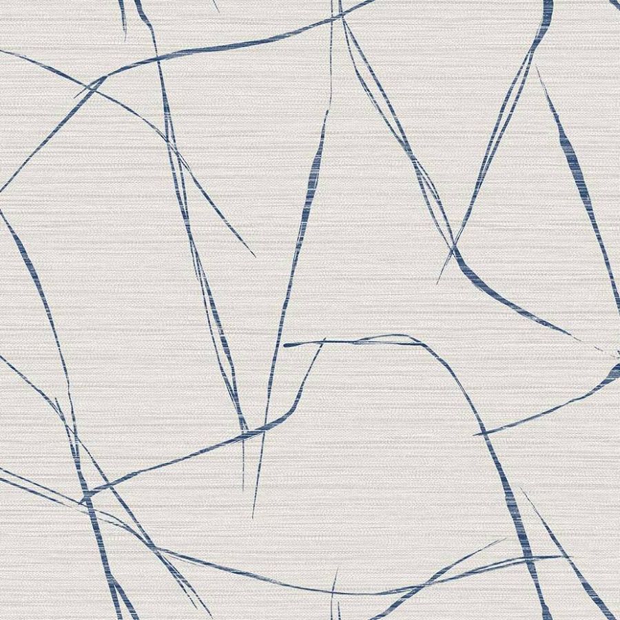 Purchase Seabrook Wallpaper Pattern# TH91902 Fibers and Threads Blue Abstract Wallpaper