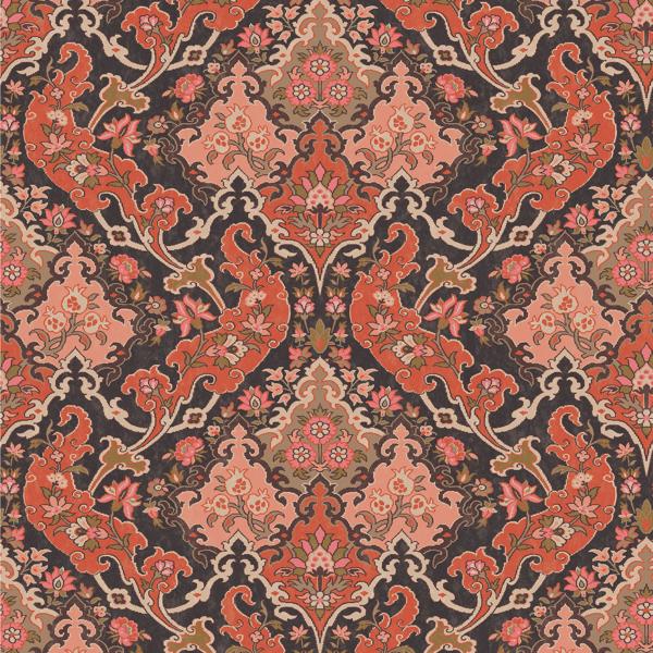 Sample 108/8039 Pushkin Cs Coral by Cole and Son