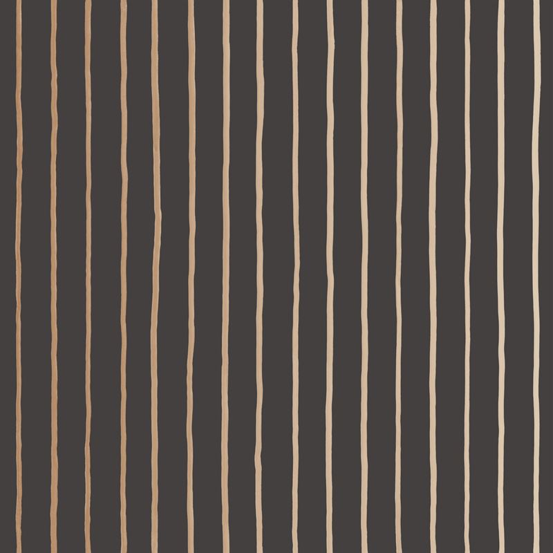 Sample 110/7034 College Stripe Charcoal+Gold by Cole and Son