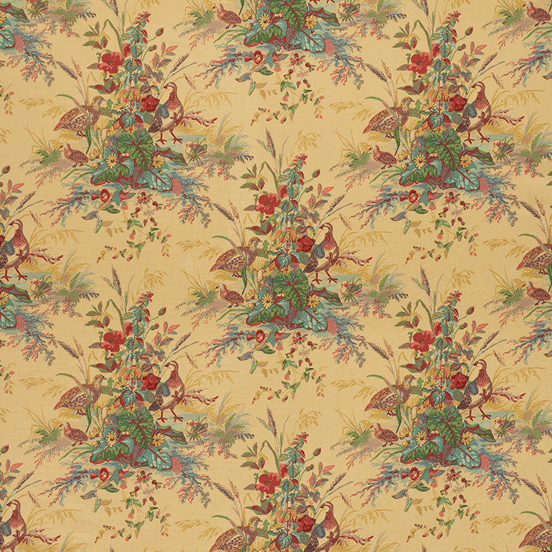 Order 1106015 Quail Meadow Spring by Schumacher Fabric