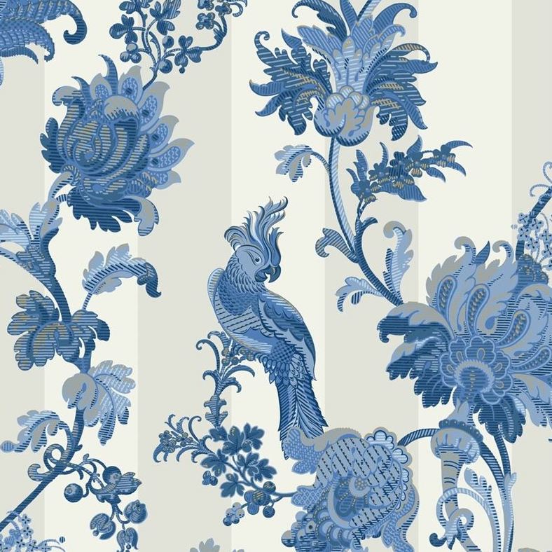 Sample 113-8022 Zerzura China Blue by Cole and Son
