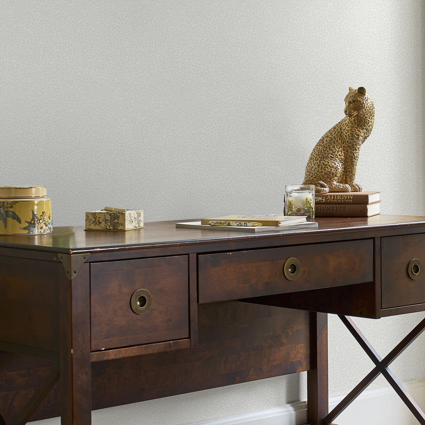 Purchase Laura Ashley Wallpaper SKU 113416 Little Vines Paintable White