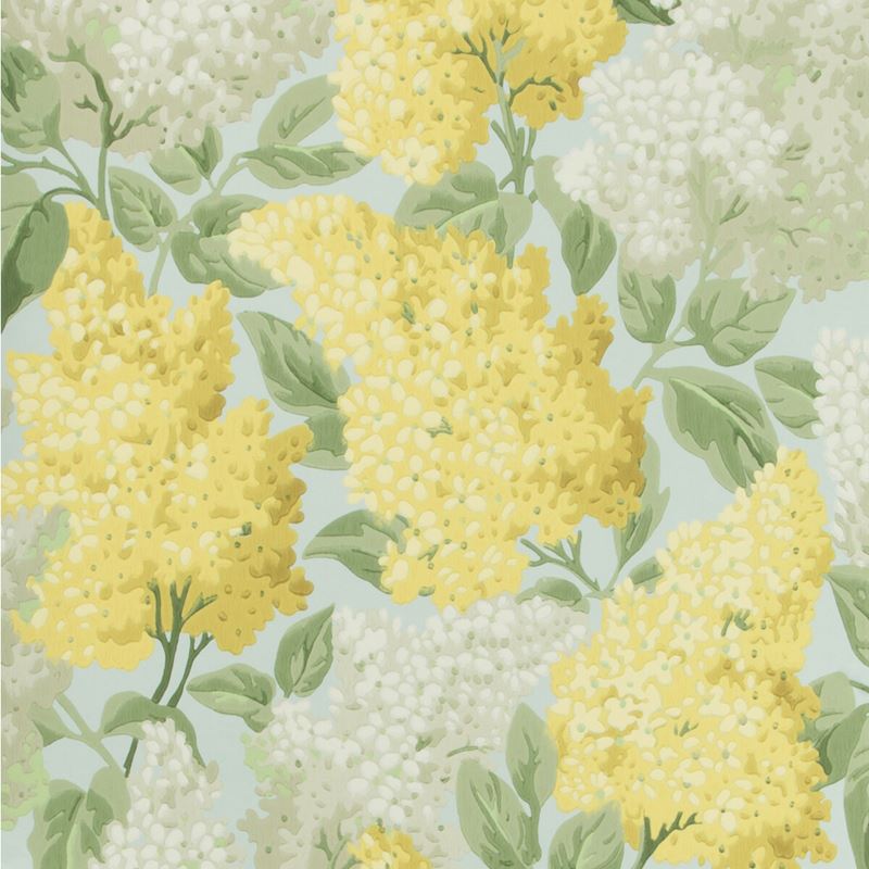Sample 115-1003 Lilac, Lemon Olive Prm Blue Print by Cole and Son Wallpaper