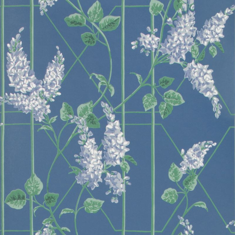 Sample 115-5015 Wisteria, P Blue Jade C Blue Print by Cole and Son Wallpaper