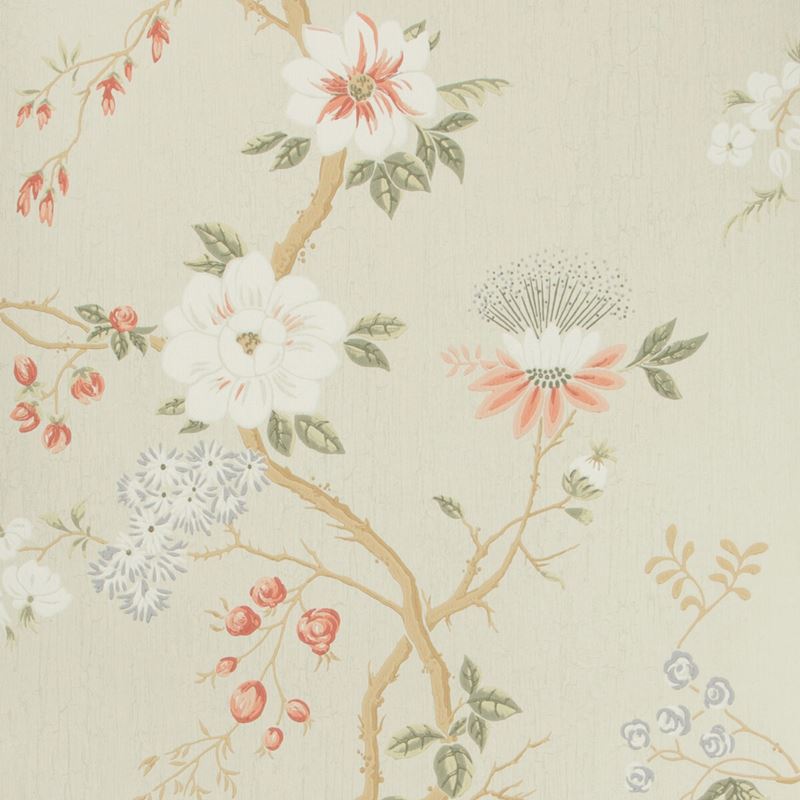 Sample 115-8024 Camellia, Coral D Egg Ednil Print by Cole and Son Wallpaper