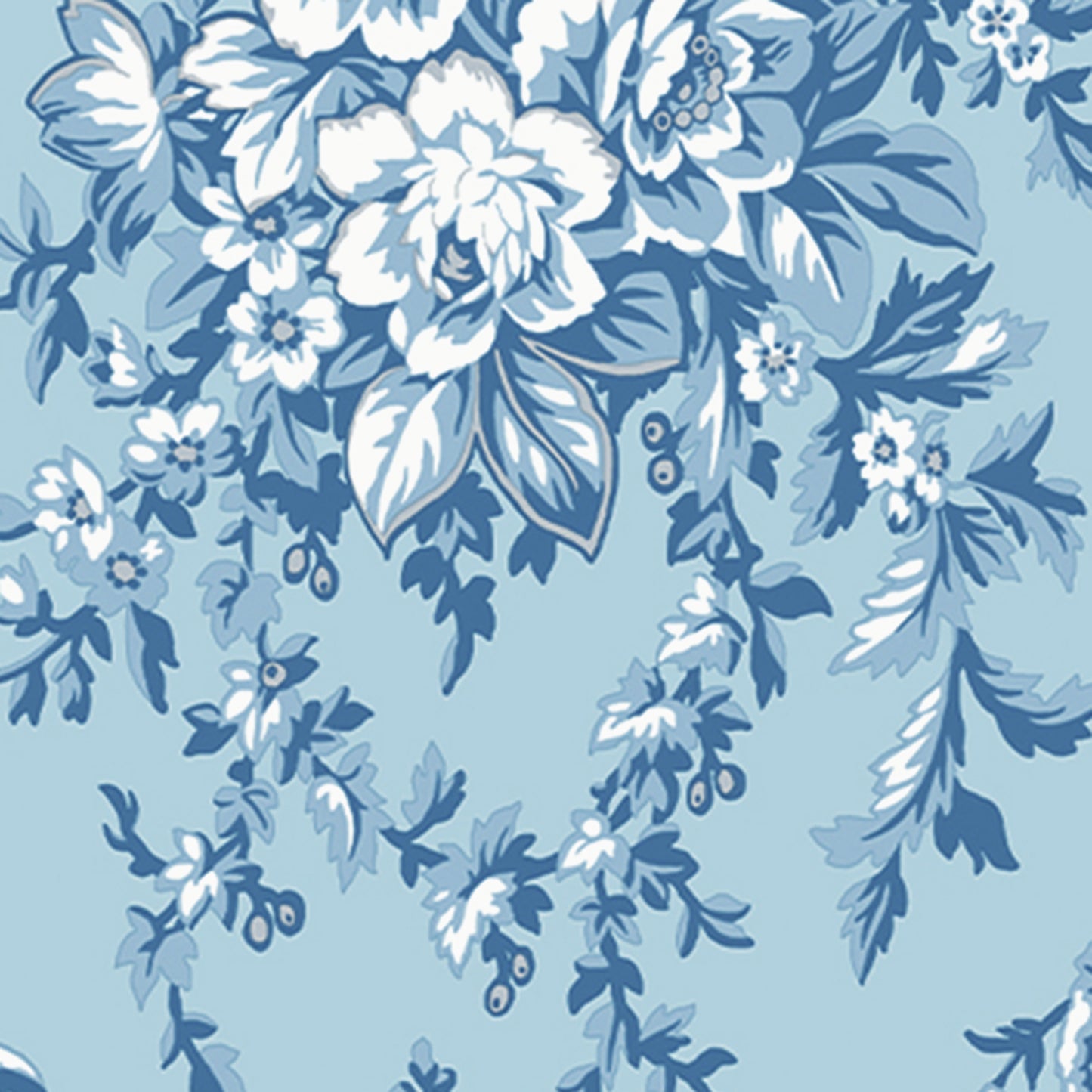 Purchase Laura Ashley Wallpaper Product# 115251 Picardie Blue Sky