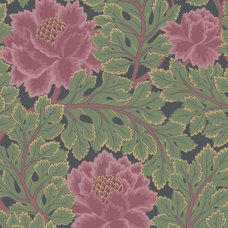 Sample 116/1002 Aurora Multi Color Botanical Cole and Son Wallpaper