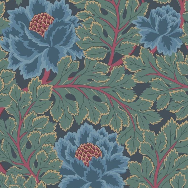 Sample 116/1003 Aurora Multi Color Botanical Cole and Son Wallpaper