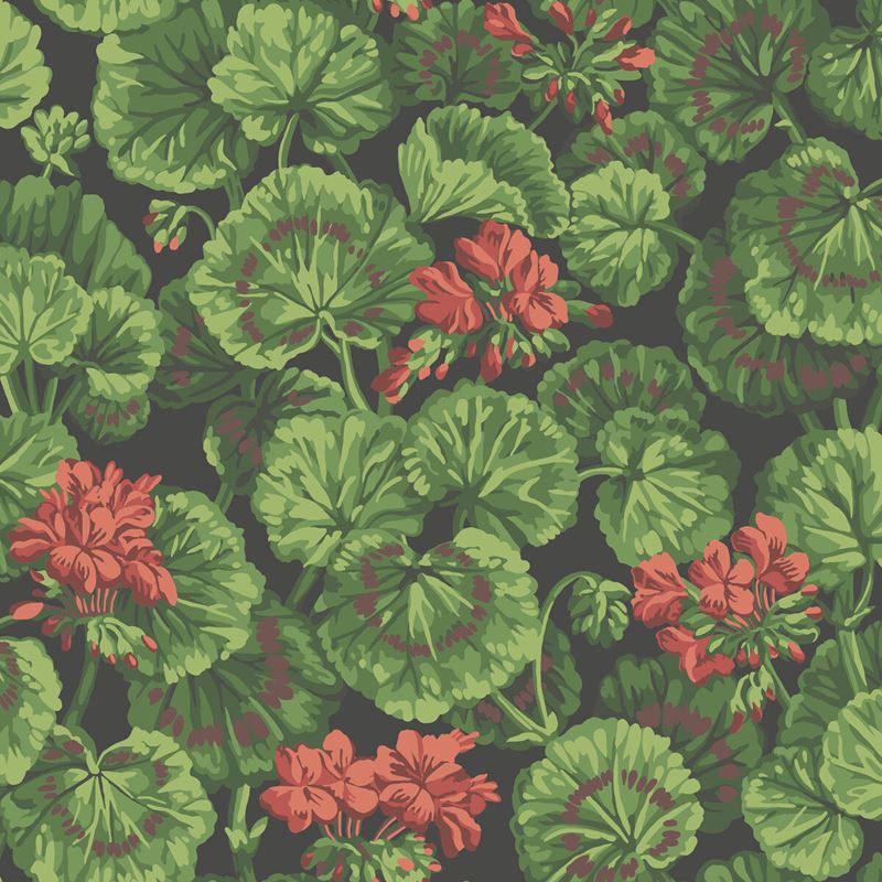 Sample 117/11033 Geranium Red Botanical Cole and Son Wallpaper