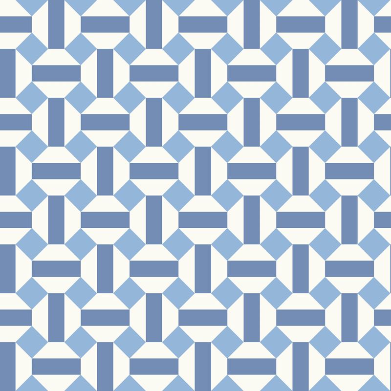Sample 117/12037 Alicatado Blue Modern Cole and Son Wallpaper