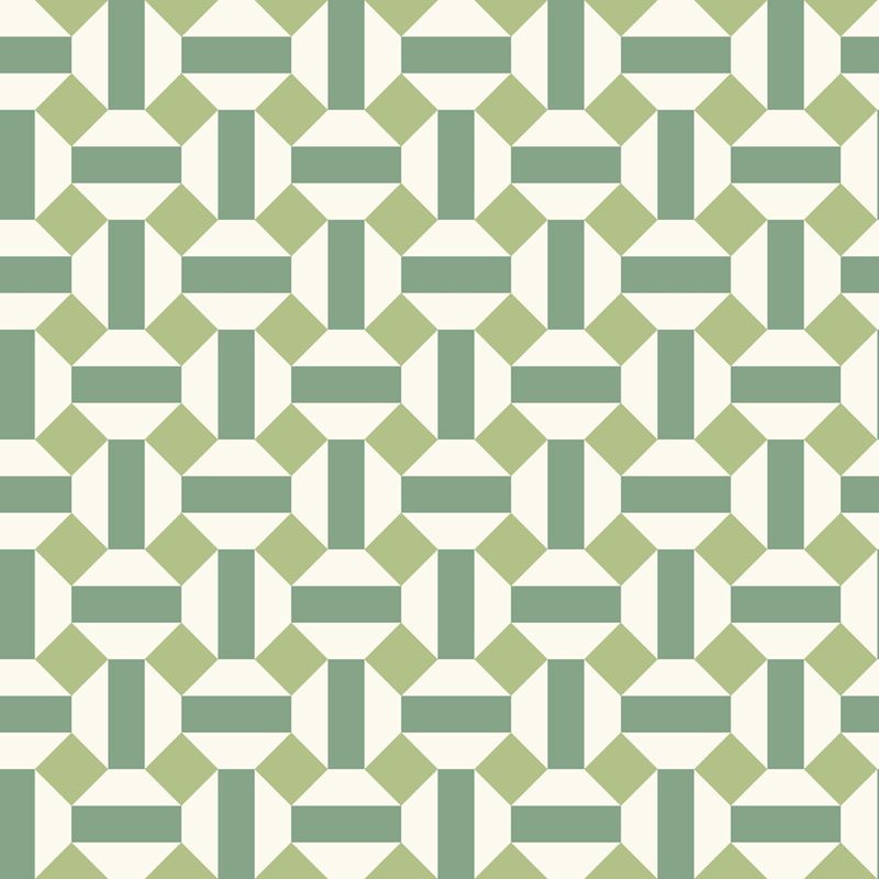 Sample 117/12038 Alicatado Green Modern Cole and Son Wallpaper