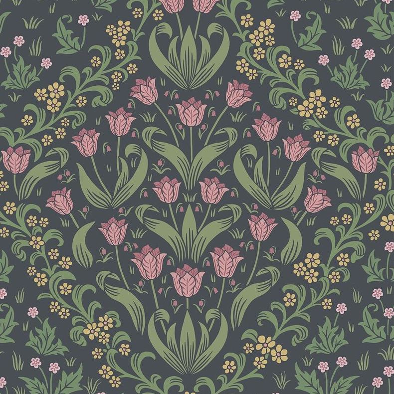 Sample 118/2003 Tudor Garden PlmandOgrn/Chr Botanical Cole and Son Wallpaper