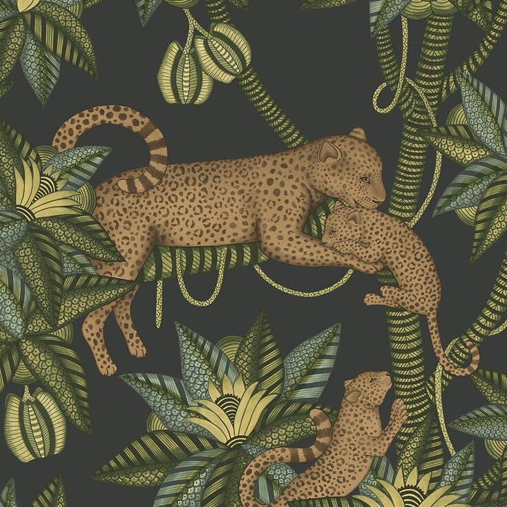 Sample 119/3016 Satara Sprgrn and Mtbrnz/Chrcl Animal/Insects Cole and Son Wallpaper