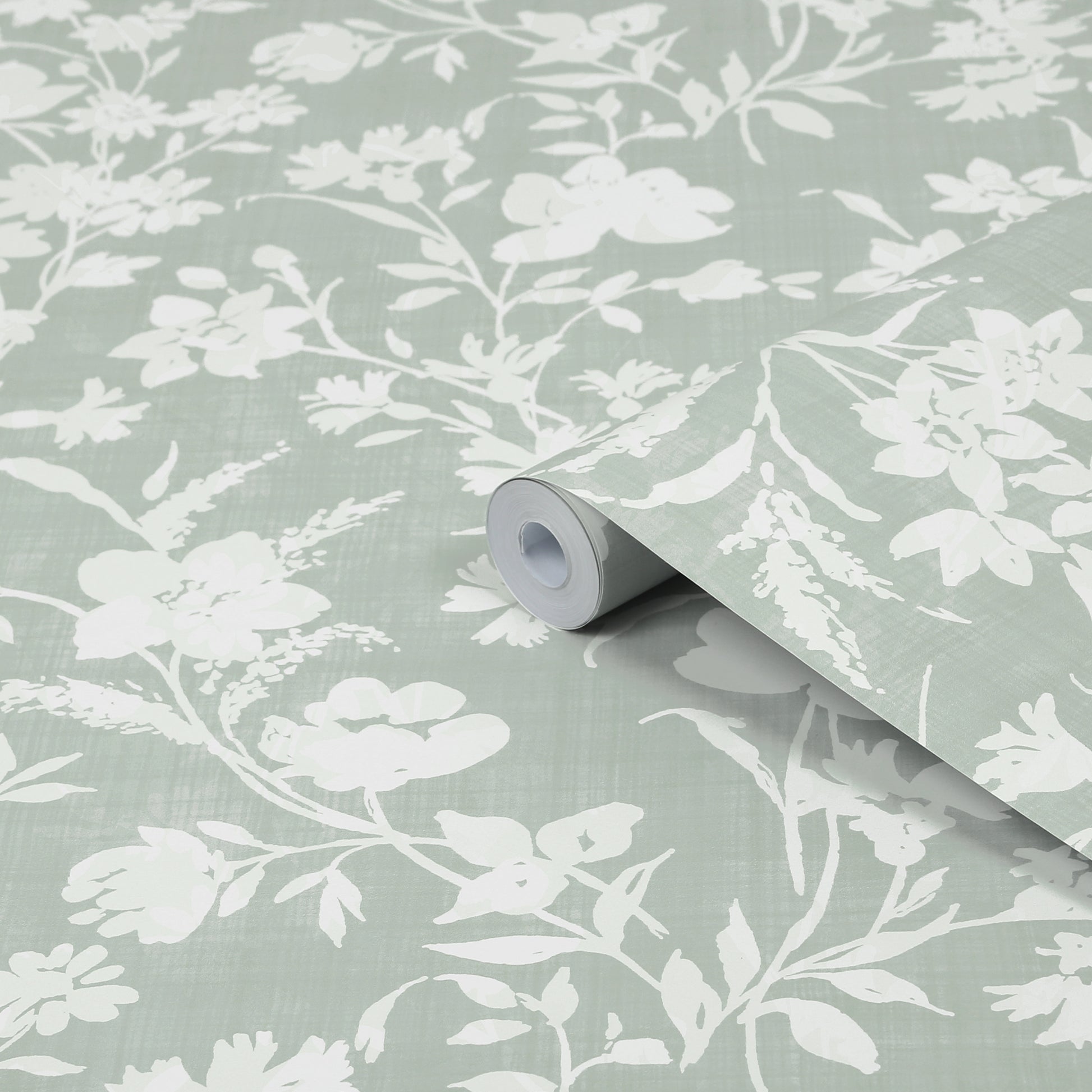 Purchase Laura Ashley Wallpaper Item# 119855 Rye Sage Green Removable