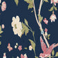 Purchase Laura Ashley Wallpaper SKU 120134 Summer Palace Midnight Blue Removable