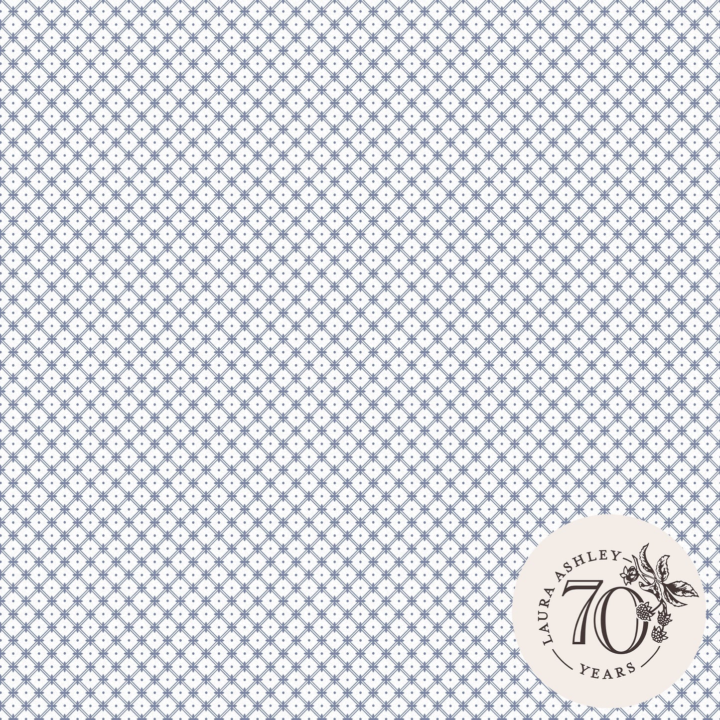 Purchase Laura Ashley Wallpaper Item 120135 Wickerwork Dark Seaspray Blue Removable