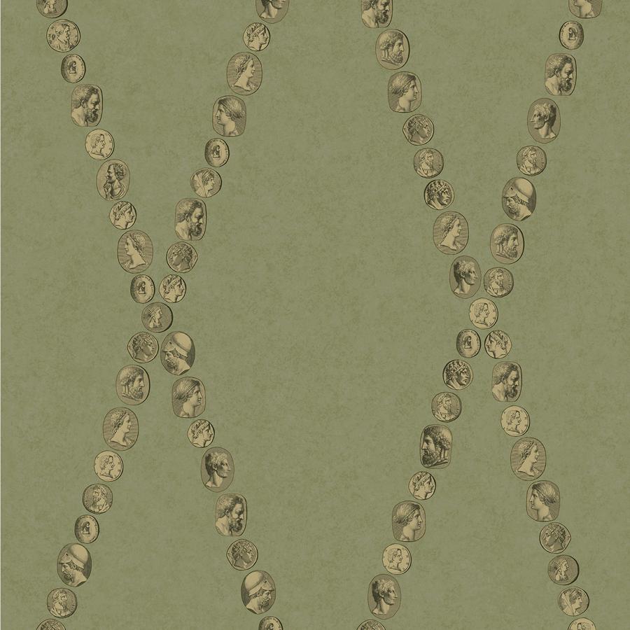 Sample - 123/4016 | Cammei, Green Diamond - Cole & Son Wallpaper - 123/4016.Cs.0
