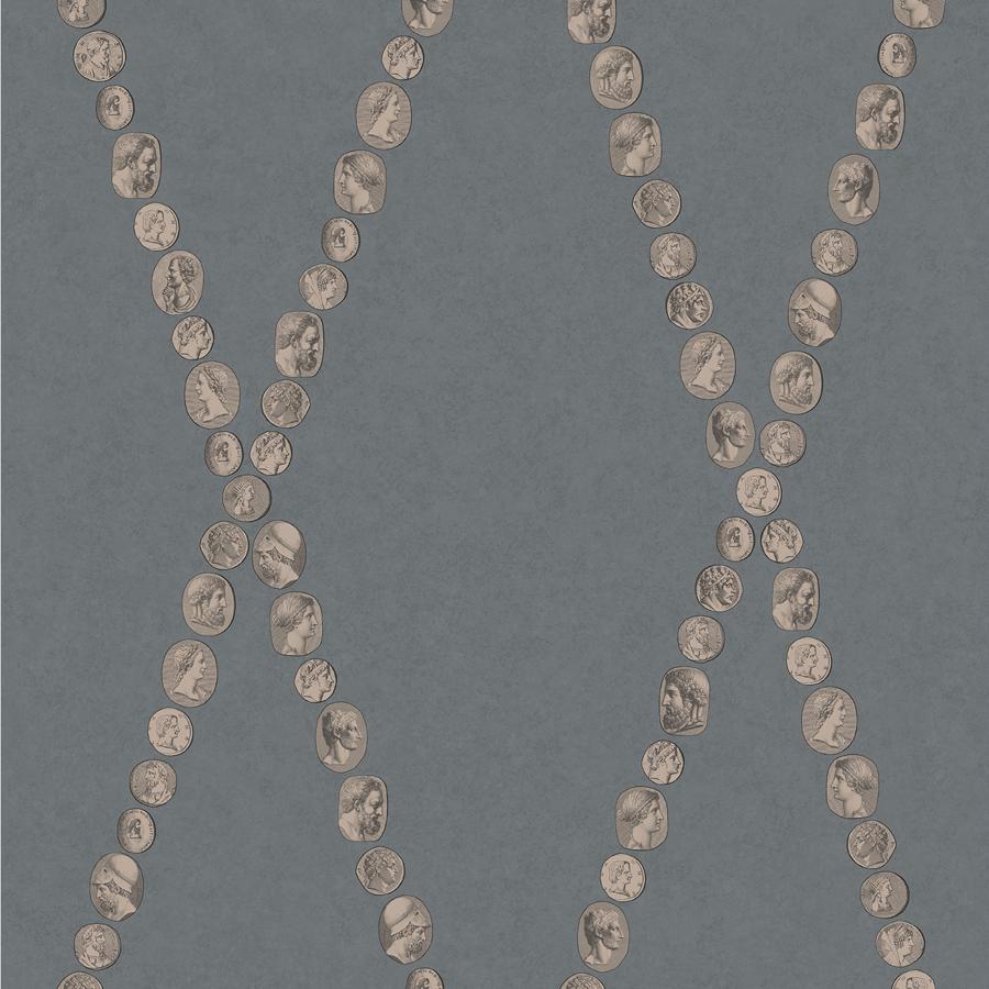 Sample - 123/4020 | Cammei, Grey Diamond - Cole & Son Wallpaper - 123/4020.Cs.0