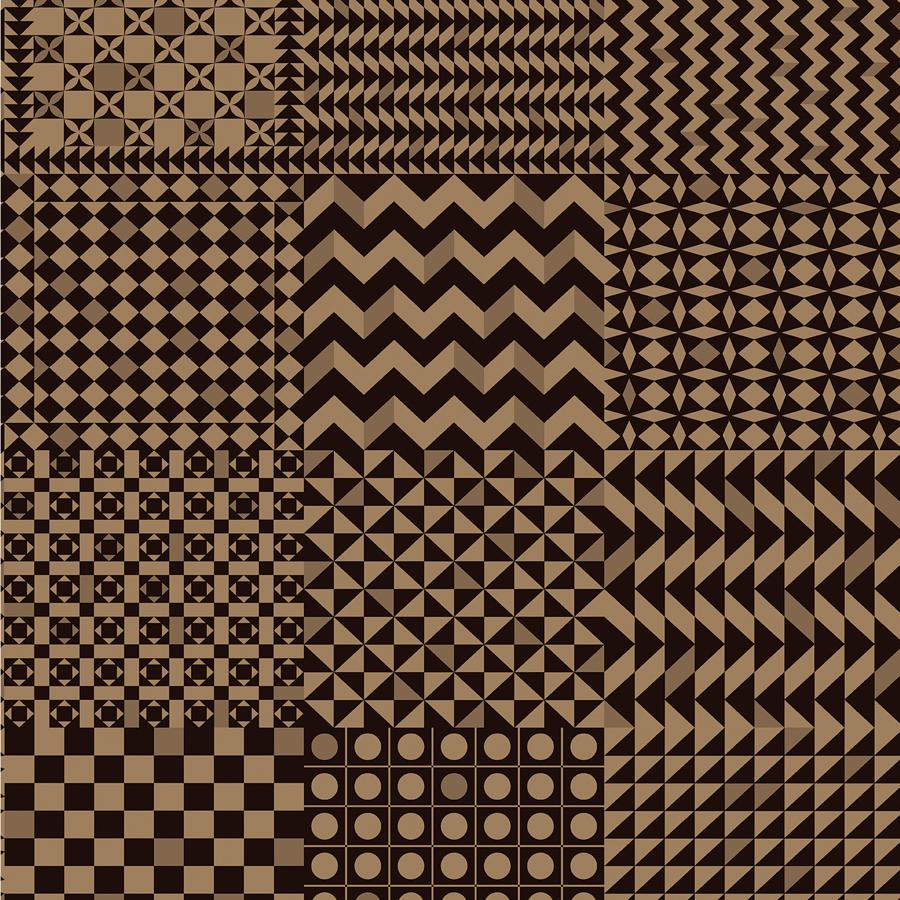 Sample - 123/7036 | Geometrico, Brown Geometric - Cole & Son Wallpaper - 123/7036.Cs.0