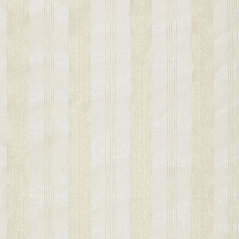 Save 12420 Chantal Striped Sheer Ivory by Schumacher Fabric