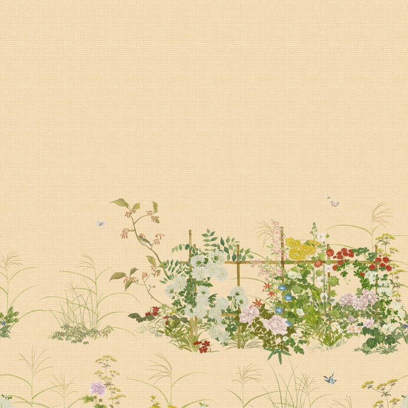 Purchase 126/7025 Scenic Flora Metallic, Gold Botanical - Cole & Son Wallpaper