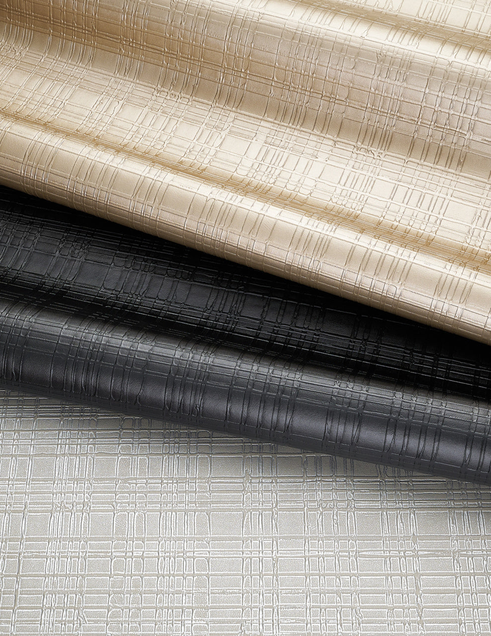 Purchase Phillip Jeffries Wallpaper - 10180, Vinyl Gridwork - Modular Onyx 1