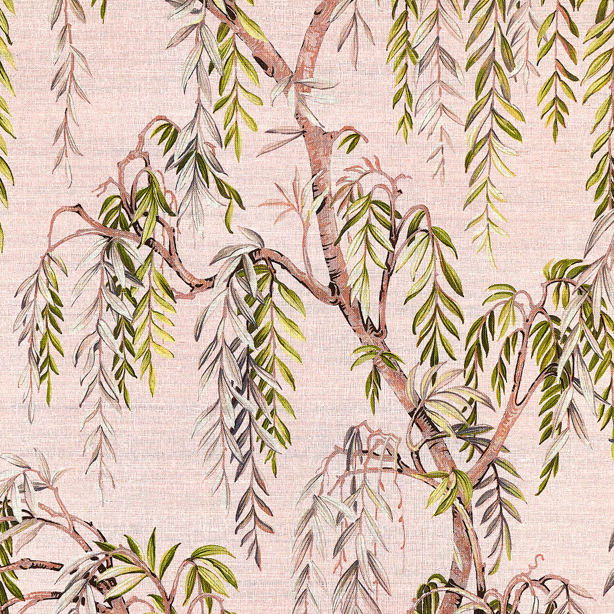 Purchase Phillip Jeffries Wallpaper - 27803, Whispering Willows - Pink Serenity