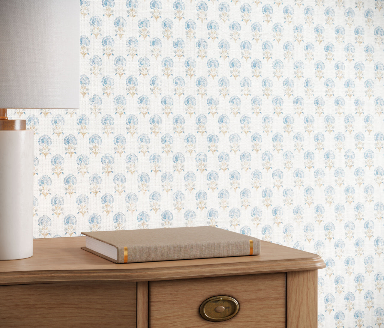Purchase Phillip Jeffries Wallpaper - 40301, Manor House - Powder Room On Canvas Linen2