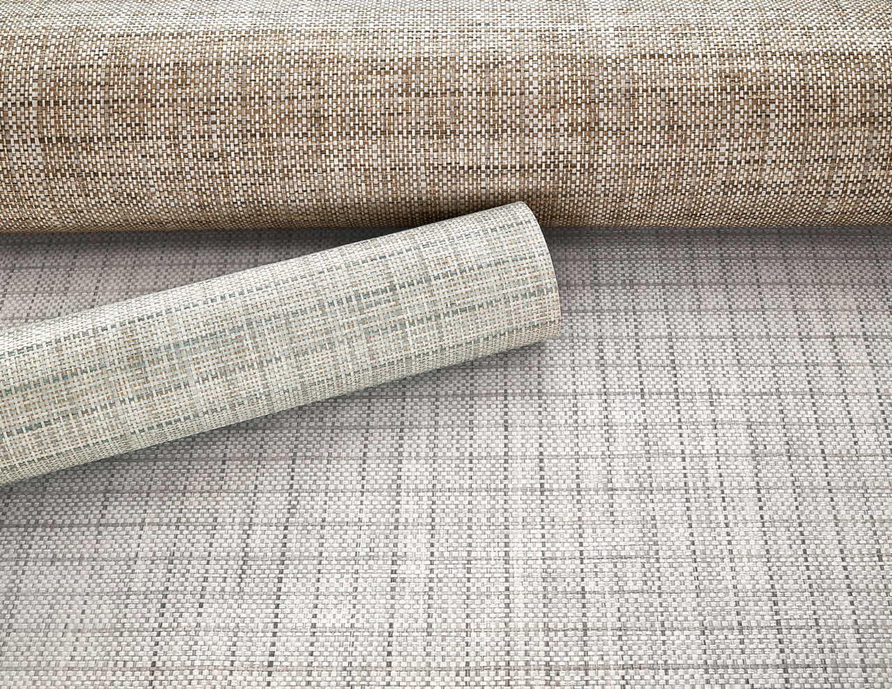 Purchase Phillip Jeffries Wallpaper - 10483, Graceful Grid - Ecru 1
