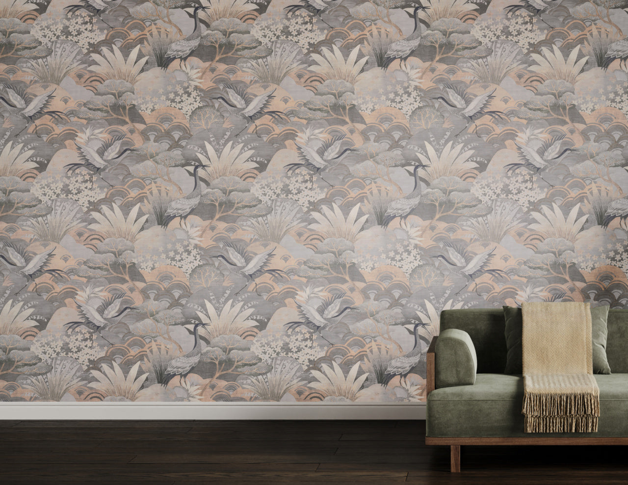 Purchase Phillip Jeffries Wallpaper - 35601, Fable - Glimmer On Vinyl Metalworks2