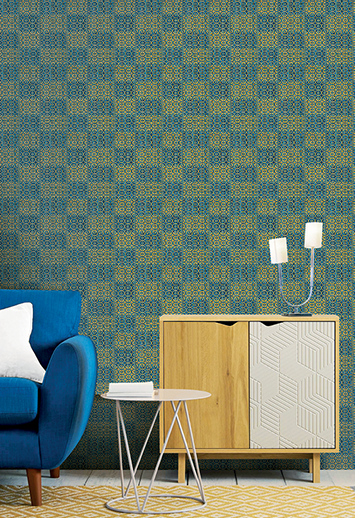 Purchase 1359 Vinyl Wicker Checked Moonstone Reflection Phillip Jeffries Wallpaper 1