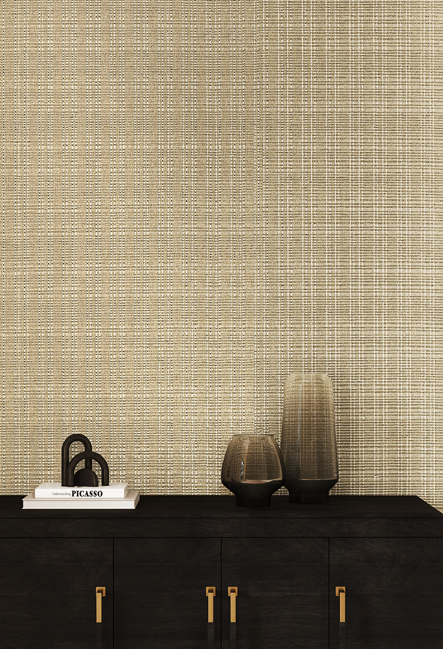Purchase Phillip Jeffries Wallpaper - 9600, Twilight Weave - Gleaming Grey 2