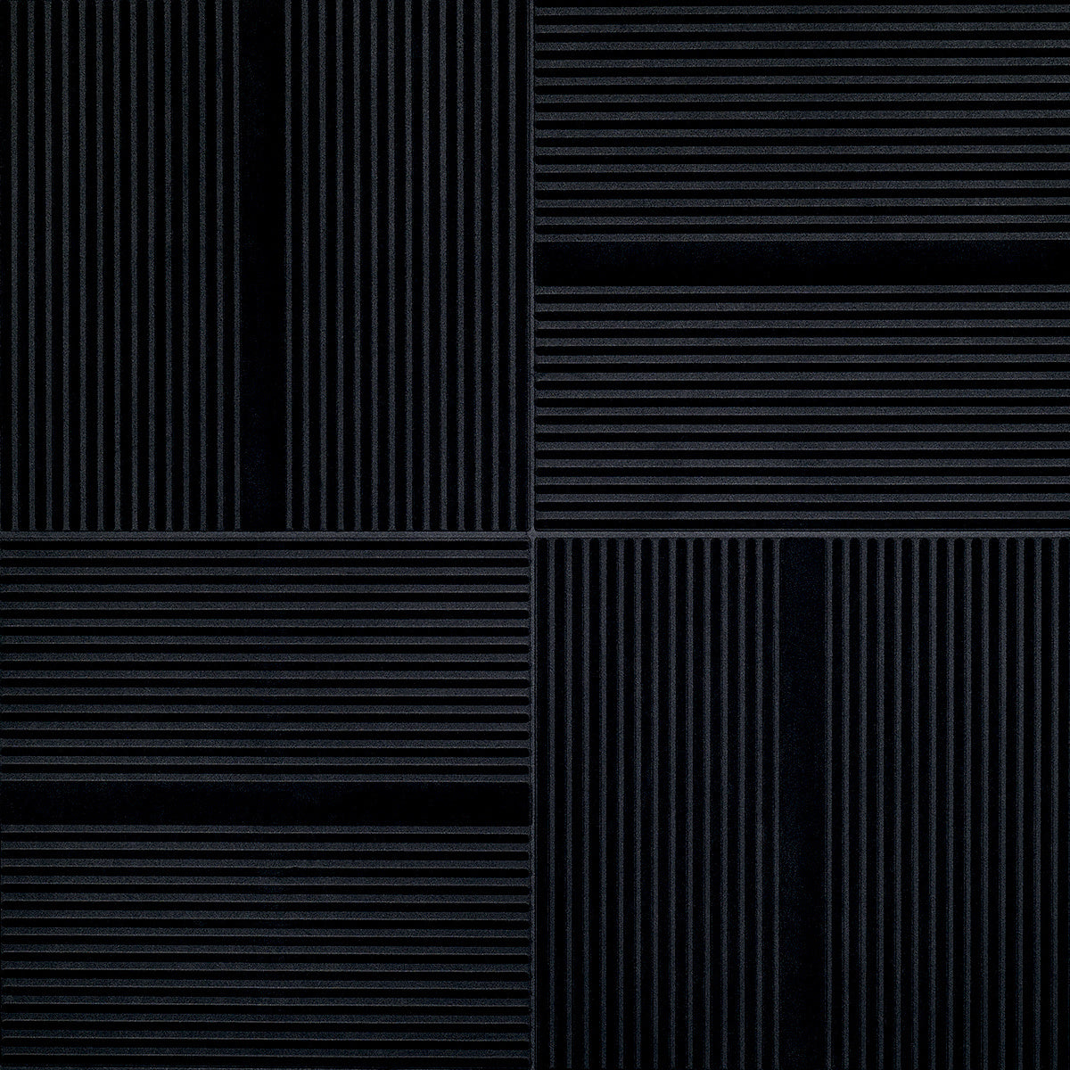 Purchase Phillip Jeffries Wallpaper - 10070, Tufted Tiles - Raven