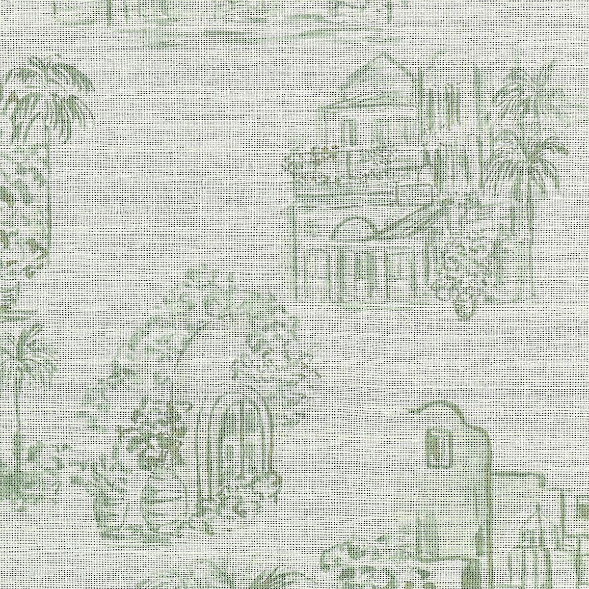 Purchase Phillip Jeffries Wallpaper - 28903, Toulouse Toile - Palm Grove