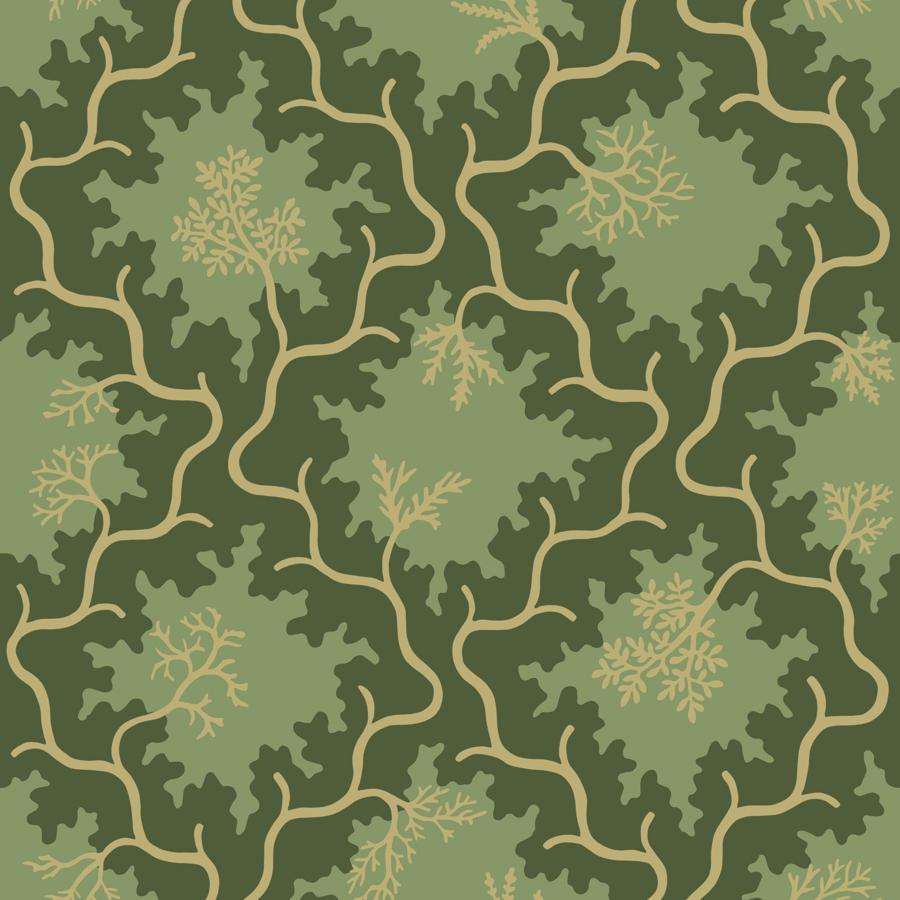 Purchase 128/4021 Moss Trellis, Evergreen Ogee - Cole & Son Wallpaper