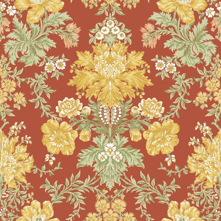 Purchase 128/7037 Poppies, Soft Yellow Floral - Cole & Son Wallpaper