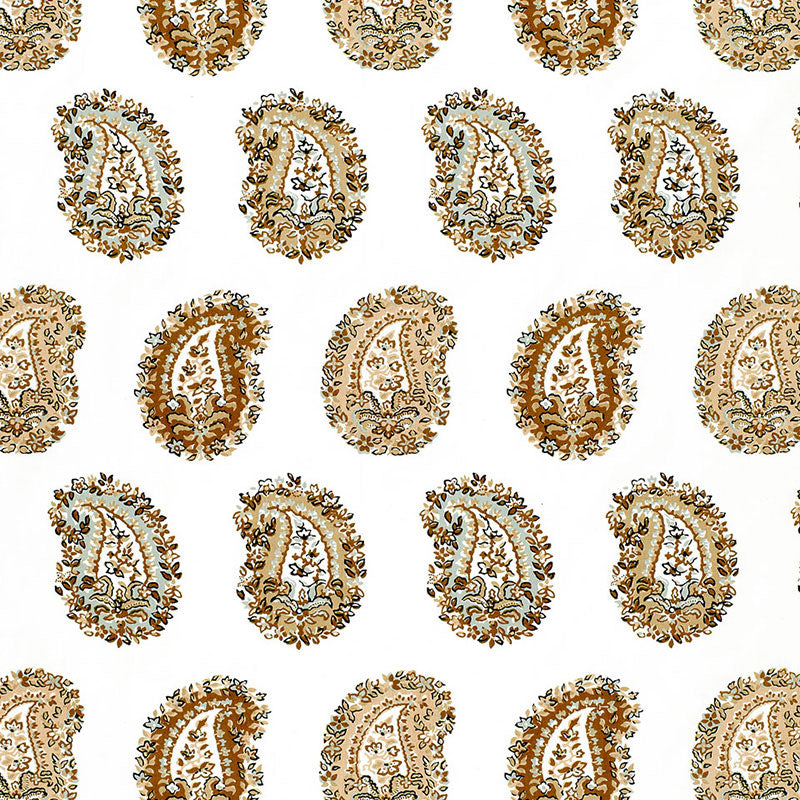 Find 1329002 Arklow Paisley Stone by Schumacher Fabric