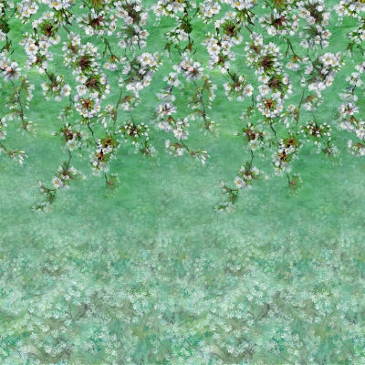 Purchase Pdg1133/03 | Assam Blossom Emerald - Designer Guild Wallpaper