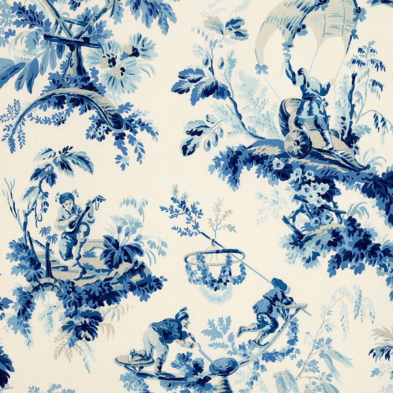 Order 172852 Plaisirs De La Chine Porcelain by Schumacher Fabric