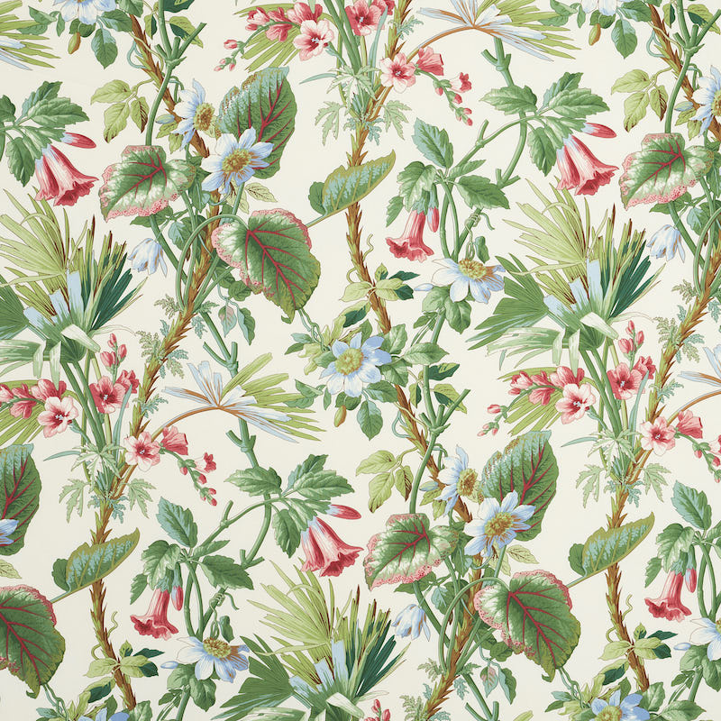 Buy 172951 Palmetto Garden Tropic by Schumacher Fabric