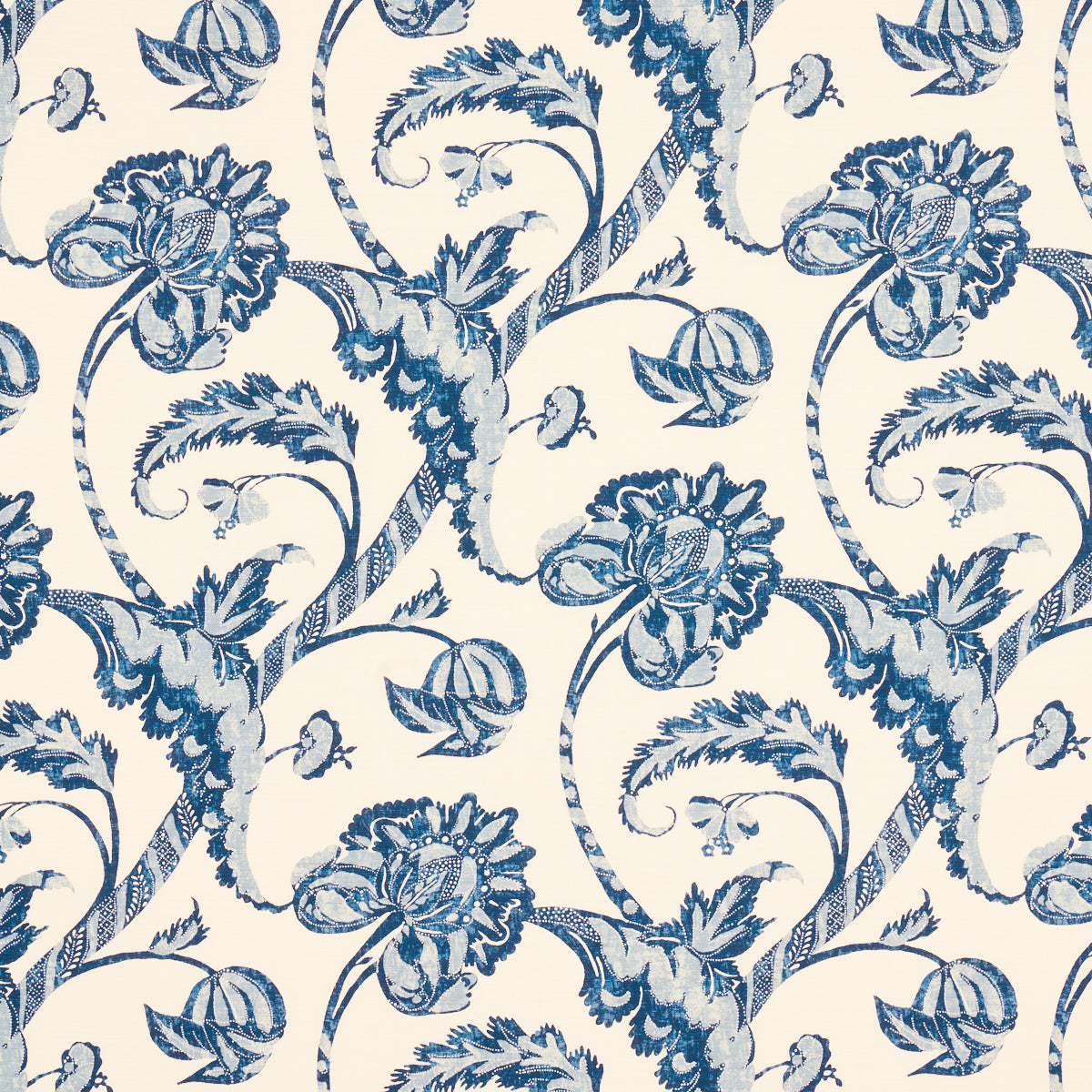 Order 173772 Vallier Vine Indigo by Schumacher Fabric