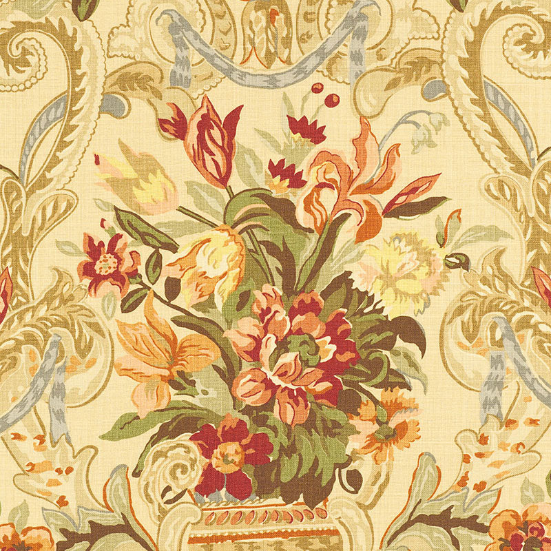 View 173842 Aylesbury Vase Spice by Schumacher Fabric