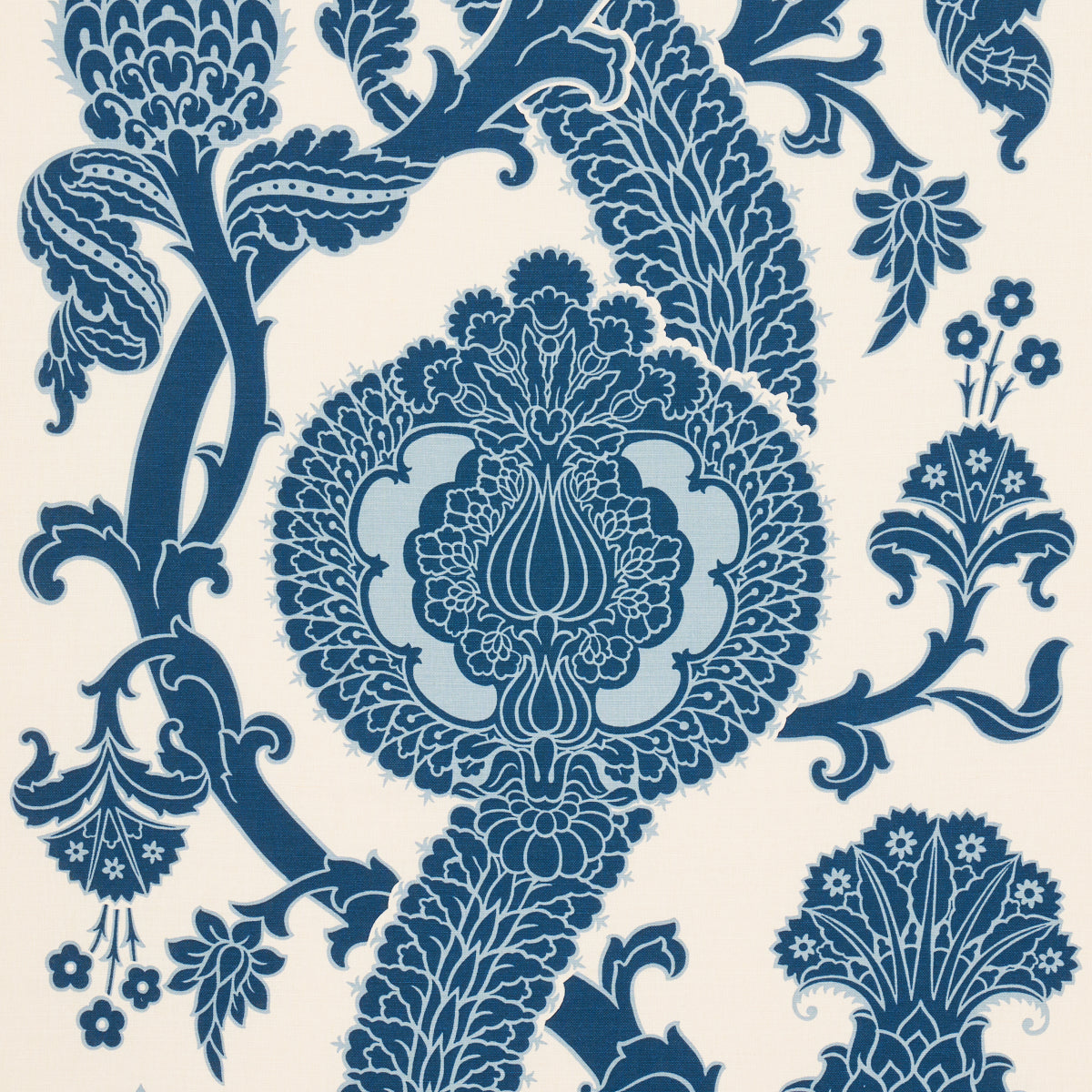 Search 173902 Shalkar Indigo by Schumacher Fabric